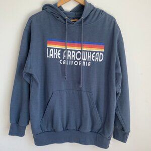 Lake Arrowhead California Graphic MV Sport Hoodie Sweatshirt Size L